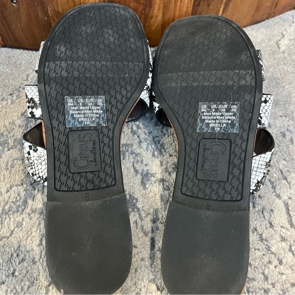 SAM EDELMAN Circus Brianna Snake Print Sandals Size 8 - Picture 7 of 7